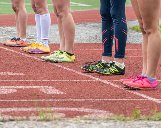 Track shoes available on Pexels